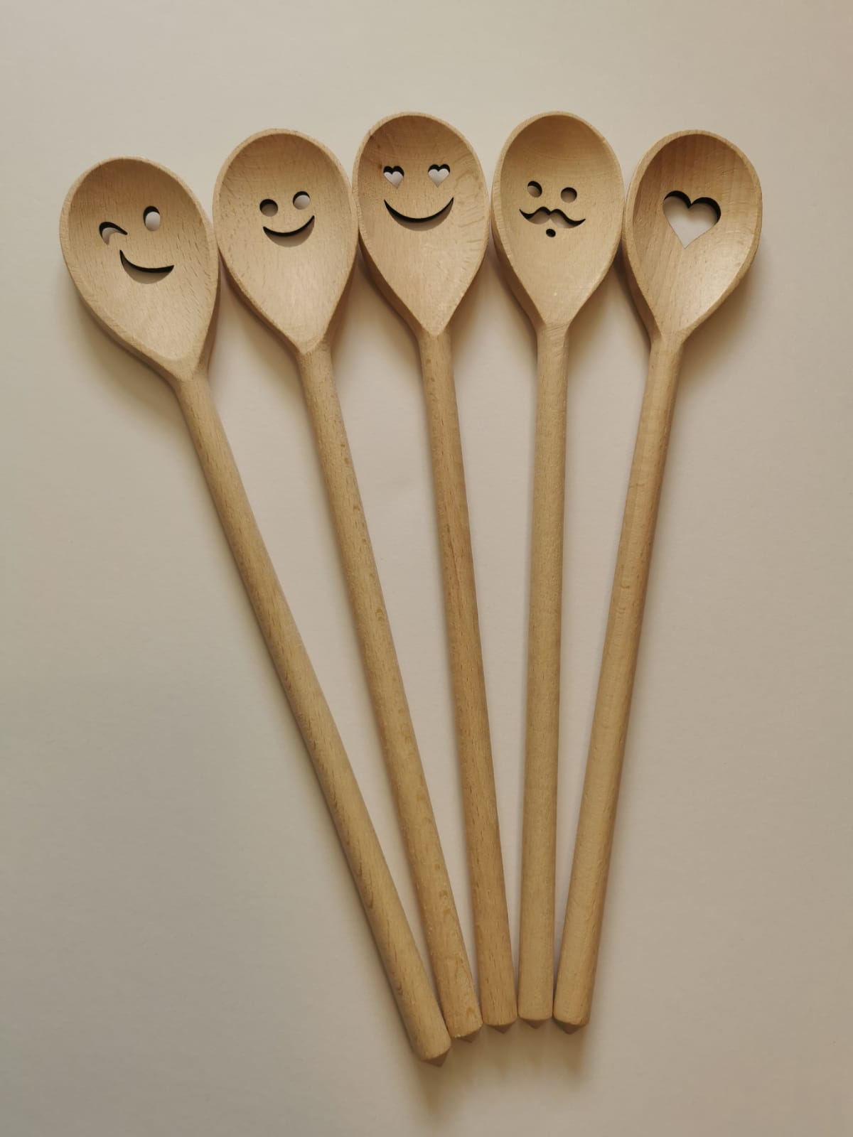 Handmade Novelty Gift Unique Wooden Spoon gift for any occasion personalized for Him or her, funny gift idea Emoji spoon