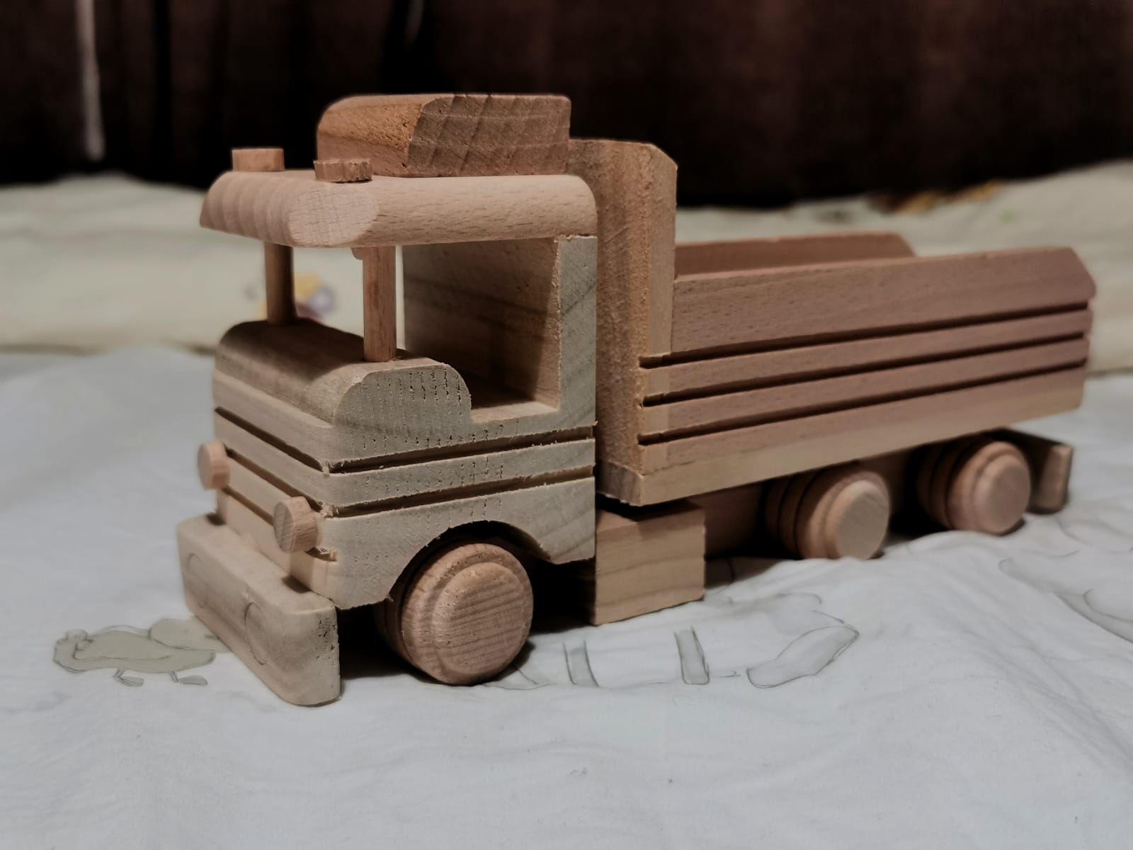 Wooden Tipper Toy Truck for Kids Toy Lorry Wood Push and Play Toy Wooden Toys Kids Gift Idea Wooden Vehicles Handmade Toy - Kids Toy Personalized Toy Gift, Baby Shower Gift